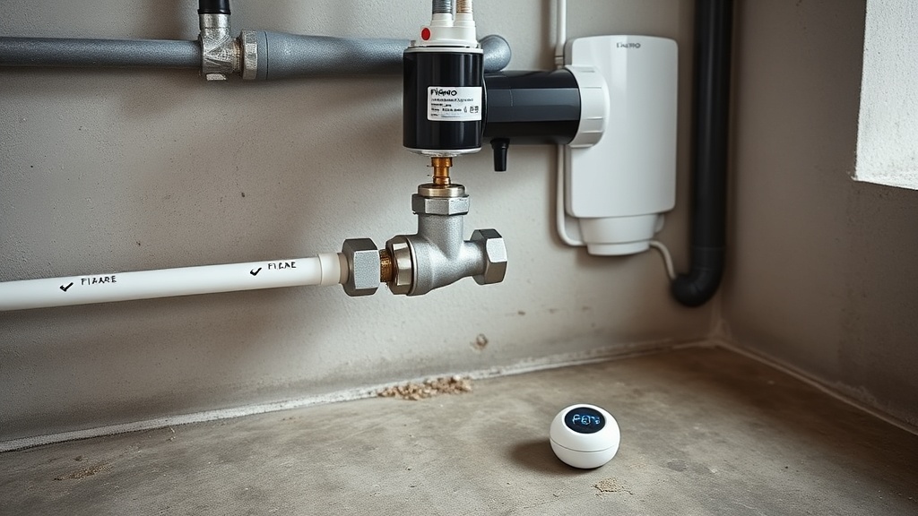 Wassersensor für Keller und Badezimmer: Leckageerkennung und automatische Absperrung